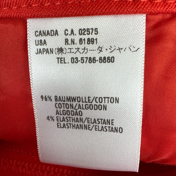 ESCADA tomato red jeans, size 36 EU, VGC - Picture 9 of 14